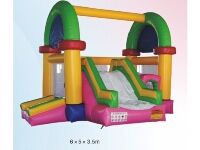 Dome House Inflatable Combo Unit